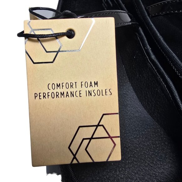 Madden NYC Patent Mary Jane Platform Low Heel Womens Sz 8 Adjustable Strap Black - Picture 11 of 12